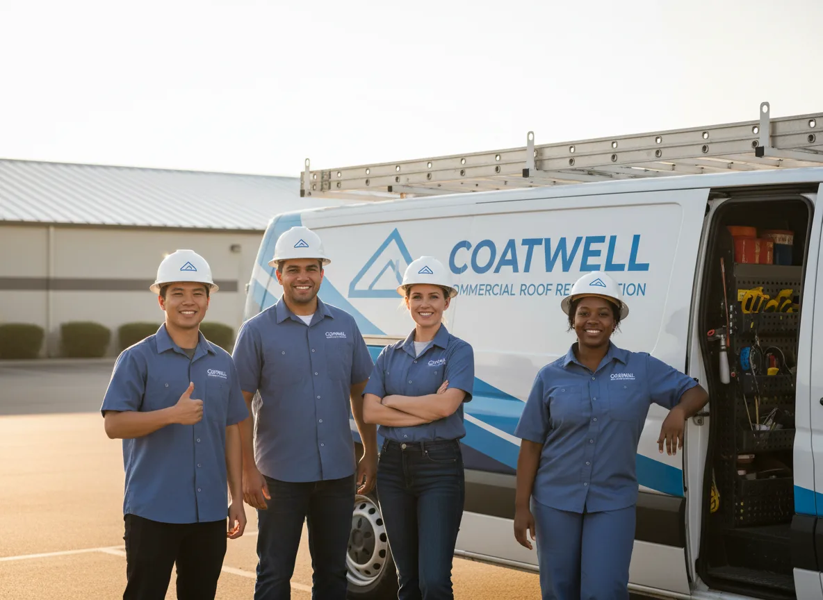 Commercial roof coating company in Guilford, NY
